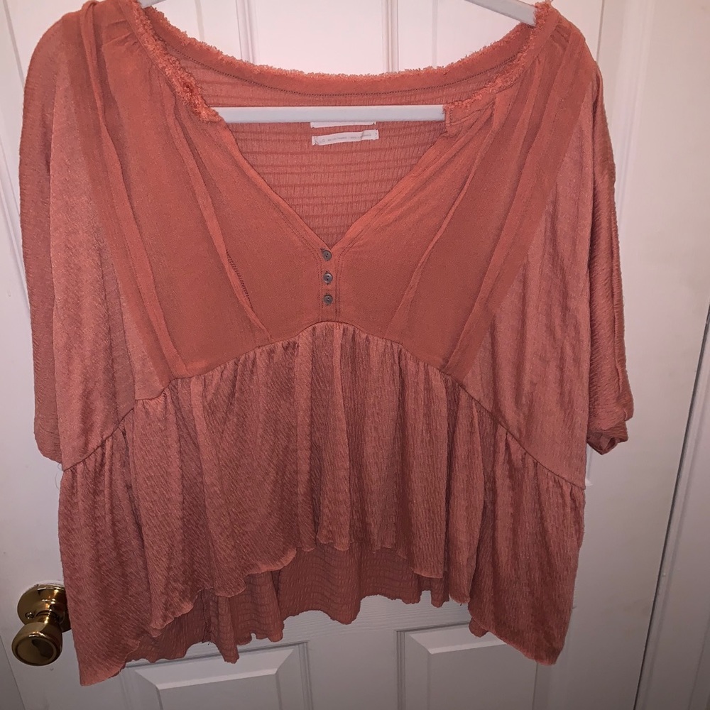 Urban Outfitters Henley Top Boho Chic
